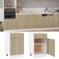 vidaXL Schubunterschrank Sonoma-Eiche 50x46x81,5 cm Holzwerkstoff vidaXL Schubunterschrank Sonoma-Eiche 50x46x81,5 cm Holzwerkstoff