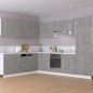 vidaXL Herdumbauschrank Betongrau 60x46x81,5 cm Holzwerkstoff vidaXL Herdumbauschrank Betongrau 60x46x81,5 cm Holzwerkstoff