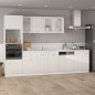 vidaXL Schubunterschrank Hochglanz-Weiß 50x46x81,5 cm Holzwerkstoff vidaXL Schubunterschrank Hochglanz-Weiß 50x46x81,5 cm Holzwerkstoff