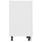 vidaXL Schubunterschrank Hochglanz-Weiß 50x46x81,5 cm Holzwerkstoff vidaXL Schubunterschrank Hochglanz-Weiß 50x46x81,5 cm Holzwerkstoff