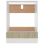 vidaXL Herdumbauschrank Sonoma-Eiche 60x46x81,5 cm Holzwerkstoff