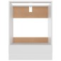 vidaXL Herdumbauschrank Weiß 60x46x81,5 cm Holzwerkstoff vidaXL Herdumbauschrank Weiß 60x46x81,5 cm Holzwerkstoff