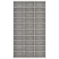vidaXL CD-Schrank Betongrau 102x16x177,5 cm Holzwerkstoff vidaXL CD-Schrank Betongrau 102x16x177,5 cm Holzwerkstoff