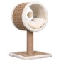vidaXL Katzen-Kratzbaum mit Tunnel und Spielzeug 56 cm Seegras vidaXL Katzen-Kratzbaum mit Tunnel und Spielzeug 56 cm Seegras