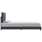 vidaXL Bettgestell Dunkelgrau Stoff 140×200 cm vidaXL Bettgestell Dunkelgrau Stoff 140×200 cm