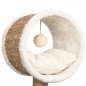 vidaXL Katzen-Kratzbaum mit Tunnel und Spielzeug 56 cm Seegras vidaXL Katzen-Kratzbaum mit Tunnel und Spielzeug 56 cm Seegras