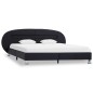 Bettgestell mit LED Schwarz Kunstleder 140x200 cm Bettgestell mit LED Schwarz Kunstleder 140x200 cm