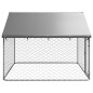 vidaXL Outdoor-Hundezwinger mit Dach 200x200x150 cm vidaXL Outdoor-Hundezwinger mit Dach 200x200x150 cm