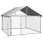 vidaXL Outdoor-Hundezwinger mit Dach 200x200x150 cm vidaXL Outdoor-Hundezwinger mit Dach 200x200x150 cm