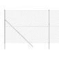 vidaXL Maschendrahtzaun Silbern 1,6x10 m vidaXL Maschendrahtzaun Silbern 1,6x10 m