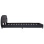 Bettgestell mit LED Schwarz Kunstleder 140x200 cm Bettgestell mit LED Schwarz Kunstleder 140x200 cm