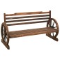 vidaXL Gartenbank 142 cm Massivholz Tanne vidaXL Gartenbank 142 cm Massivholz Tanne