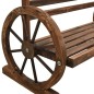 vidaXL Gartenbank 142 cm Massivholz Tanne vidaXL Gartenbank 142 cm Massivholz Tanne