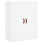 Highboard Weiß 69,5x34x180 cm Holzwerkstoff Highboard Weiß 69,5x34x180 cm Holzwerkstoff
