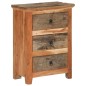 vidaXL Beistellschrank 55x33x75 cm Massivholz Akazie vidaXL Beistellschrank 55x33x75 cm Massivholz Akazie
