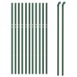 vidaXL Maschendrahtzaun Grün 0,8x25 m vidaXL Maschendrahtzaun Grün 0,8x25 m