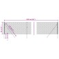 vidaXL Maschendrahtzaun Grün 0,8x25 m vidaXL Maschendrahtzaun Grün 0,8x25 m