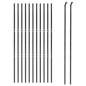 vidaXL Maschendrahtzaun Anthrazit 2x25 m vidaXL Maschendrahtzaun Anthrazit 2x25 m
