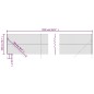 vidaXL Maschendrahtzaun Anthrazit 2x25 m vidaXL Maschendrahtzaun Anthrazit 2x25 m