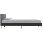 vidaXL Bettgestell Dunkelgrau Stoff 180 × 200 cm vidaXL Bettgestell Dunkelgrau Stoff 180 × 200 cm