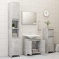 vidaXL Badezimmerschrank Betongrau 60x33x61 cm Holzwerkstoff vidaXL Badezimmerschrank Betongrau 60x33x61 cm Holzwerkstoff