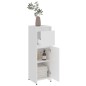 vidaXL Badezimmerschrank Weiß 30x30x95 cm Holzwerkstoff vidaXL Badezimmerschrank Weiß 30x30x95 cm Holzwerkstoff