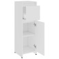 vidaXL Badezimmerschrank Weiß 30x30x95 cm Holzwerkstoff vidaXL Badezimmerschrank Weiß 30x30x95 cm Holzwerkstoff