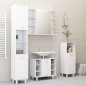 vidaXL Badezimmerschrank Weiß 30x30x95 cm Holzwerkstoff vidaXL Badezimmerschrank Weiß 30x30x95 cm Holzwerkstoff