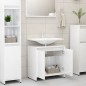 vidaXL Badezimmerschrank Hochglanz-Weiß 60x33x61 cm Holzwerkstoff vidaXL Badezimmerschrank Hochglanz-Weiß 60x33x61 cm Holzwerkstoff