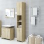vidaXL Badezimmerschrank Sonoma-Eiche 30x30x183,5 cm Holzwerkstoff vidaXL Badezimmerschrank Sonoma-Eiche 30x30x183,5 cm Holzwerkstoff