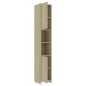 vidaXL Badezimmerschrank Sonoma-Eiche 30x30x183,5 cm Holzwerkstoff vidaXL Badezimmerschrank Sonoma-Eiche 30x30x183,5 cm Holzwerkstoff