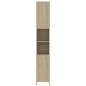 vidaXL Badezimmerschrank Sonoma-Eiche 30x30x183,5 cm Holzwerkstoff vidaXL Badezimmerschrank Sonoma-Eiche 30x30x183,5 cm Holzwerkstoff