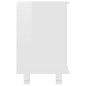 vidaXL Badezimmerschrank Hochglanz-Weiß 60x32x53,5 cm Holzwerkstoff vidaXL Badezimmerschrank Hochglanz-Weiß 60x32x53,5 cm Holzwerkstoff