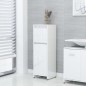 vidaXL Badezimmerschrank Hochglanz-Weiß 30x30x95 cm Holzwerkstoff vidaXL Badezimmerschrank Hochglanz-Weiß 30x30x95 cm Holzwerkstoff