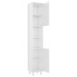 vidaXL Badezimmerschrank Hochglanz-Weiß 30x30x179 cm Holzwerkstoff vidaXL Badezimmerschrank Hochglanz-Weiß 30x30x179 cm Holzwerkstoff