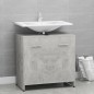 vidaXL Badezimmerschrank Betongrau 60x33x61 cm Holzwerkstoff vidaXL Badezimmerschrank Betongrau 60x33x61 cm Holzwerkstoff
