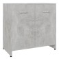 vidaXL Badezimmerschrank Betongrau 60x33x61 cm Holzwerkstoff vidaXL Badezimmerschrank Betongrau 60x33x61 cm Holzwerkstoff