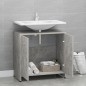 vidaXL Badezimmerschrank Betongrau 60x33x61 cm Holzwerkstoff vidaXL Badezimmerschrank Betongrau 60x33x61 cm Holzwerkstoff