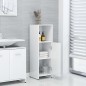 vidaXL Badezimmerschrank Hochglanz-Weiß 30x30x95 cm Holzwerkstoff vidaXL Badezimmerschrank Hochglanz-Weiß 30x30x95 cm Holzwerkstoff
