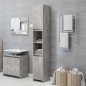 vidaXL Badezimmerschrank Betongrau 30x30x183,5 cm Holzwerkstoff vidaXL Badezimmerschrank Betongrau 30x30x183,5 cm Holzwerkstoff