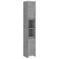 vidaXL Badezimmerschrank Betongrau 30x30x183,5 cm Holzwerkstoff vidaXL Badezimmerschrank Betongrau 30x30x183,5 cm Holzwerkstoff