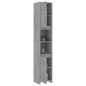 vidaXL Badezimmerschrank Betongrau 30x30x183,5 cm Holzwerkstoff vidaXL Badezimmerschrank Betongrau 30x30x183,5 cm Holzwerkstoff