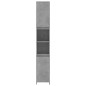 vidaXL Badezimmerschrank Betongrau 30x30x183,5 cm Holzwerkstoff vidaXL Badezimmerschrank Betongrau 30x30x183,5 cm Holzwerkstoff
