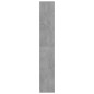 vidaXL Badezimmerschrank Betongrau 30x30x183,5 cm Holzwerkstoff vidaXL Badezimmerschrank Betongrau 30x30x183,5 cm Holzwerkstoff