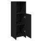 vidaXL Badezimmerschrank Schwarz 30x30x95 cm Holzwerkstoff vidaXL Badezimmerschrank Schwarz 30x30x95 cm Holzwerkstoff