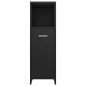 vidaXL Badezimmerschrank Schwarz 30x30x95 cm Holzwerkstoff vidaXL Badezimmerschrank Schwarz 30x30x95 cm Holzwerkstoff
