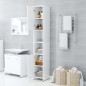 vidaXL Badezimmerschrank Weiß 30x30x183,5 cm Holzwerkstoff vidaXL Badezimmerschrank Weiß 30x30x183,5 cm Holzwerkstoff