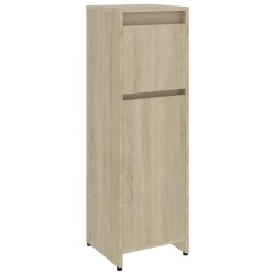 vidaXL Badezimmerschrank Sonoma-Eiche 30x30x95 cm Holzwerkstoff