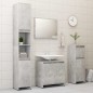vidaXL Badezimmerschrank Betongrau 30x30x95 cm Holzwerkstoff vidaXL Badezimmerschrank Betongrau 30x30x95 cm Holzwerkstoff
