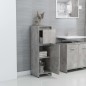 vidaXL Badezimmerschrank Betongrau 30x30x95 cm Holzwerkstoff vidaXL Badezimmerschrank Betongrau 30x30x95 cm Holzwerkstoff